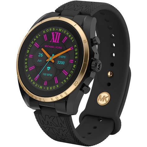 michael kors black bradshaw smartwatch|Michael Kors smartwatch gen 6.